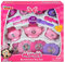 Disney Junior Minnie Mouse Bowtique Bowlicious Tea Set - Service for 4 - Includes Teapot, Sugar Bowl, Creamer. Teacups and more - Pretend Play - Novelty Character Playsets (17pc Set)