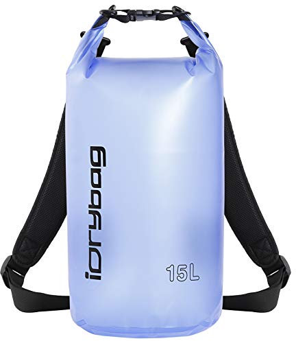 IDRYBAG Sac étanche transparent pour Kayak et Camping, disponible en 2L/5L/10L/15L/20L