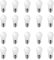 HUAMu 20er Pack E27 Edison Schraube LED Glühbirne, 3W (30W), Warmweiß, A50 Globe Glühbirne Glühbirne für Hochzeit Halloween Weihnachtsfeier Bar Stimmung Ambiente Dekor