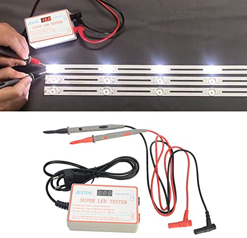 LED Licht und TV Hintergrundbeleuchtung Tester, 0–300 V Adaptive Spannung LED Streifen Lampe Perlen Reparatur Testwerkzeug mit vergoldetem Pin und Netzkabel, geeignet für alle LED Licht Reparaturen