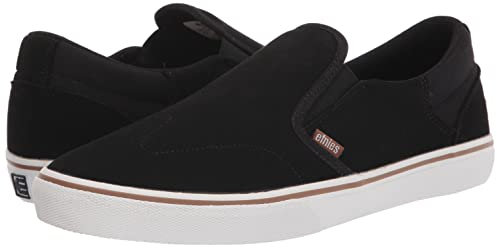 Etnies Marana Slip, Zapatos de Skate Hombre, Schwarz Weiß, 35 EU