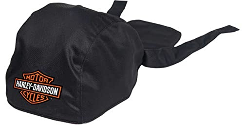Harley-Davidson Herren Headwrap Bar & Shield, Polyester, Einheitsgröße, Schwarz