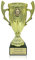 Zelaro Pokal mit Gravur Wunschtext | Pokale als Geschenk für Männer, Frauen und Kinder | Wanderpokal Bierpong und Tippspiel | Henkelpokal in Vier Größen (Gold 20cm)