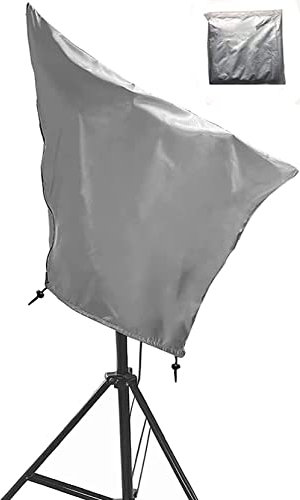 COOSOO Telescope Cover Waterproof Sun Proof Outdoor Astronomical Telescope Cover with Adjustable Drawstring for Celestron Skywatcher ZEISS,Silver 59(1499mm) x 33.5(851mm) inch