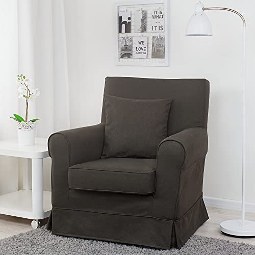 Perfekter Bezug für EKTORP JENNYLUND Sessel (Dark Brown A05)