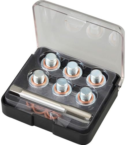 Surtido de tornillos y arandelas de tapon de carter con macho para roscas, M17 X 1.5 P