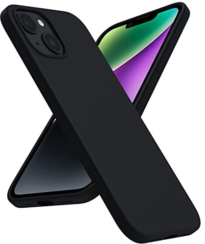 ACRONIX iPhone 14 Case - 6.1 Silky-Soft Touch Liquid Silicone Shockproof Case - Midnight