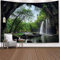 Wycian Wandteppich 'Wasserfall im Wald' 260x240 cm