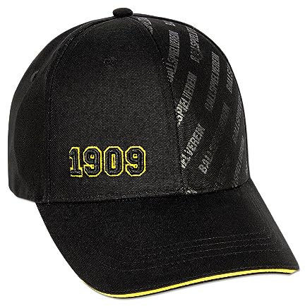 BVB 09 BVB Cap 1909 Ballspielverein SCHWARZ/GELB - -