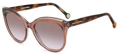 Carolina Herrera Her 0175/s NUX/QR BROWN GREY Sunglasses Women Acetate, Standard, 57