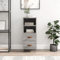 BaraSh Sideboard Grau Sonoma 34,5x34x90 cm Wohnzimmer Sideboard Schlafzimmer Tv Schrank Holzwerkstoff