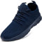 ZGPWZWL Herren Laufschuhe Leichte Sportschuhe Turnschuhe Atmungsaktiv Trainingsschuhe Bequeme Orthopädische Krankenschwester Schuhe Sneaker,Blau,EU42