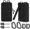 Phoking Molle-Tasche, vielseitig, taktische EDC-Taschen, Molle-Organizer, wasserabweisend, 2 Stück