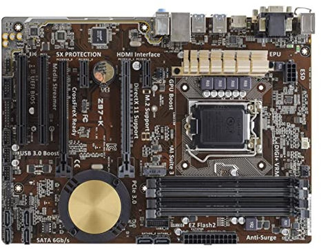 Fit For Asus Z97-K Desktop Z97 Motherboard LGA 1150 DDR3 32GB USB3.0 Support Core I3 I5 I7 Cpus PCI-E 3.0 M.2 ATX Placa-mãe