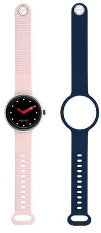 HIP HOP Orologio HWU1203 DONNA HERO.NEXT quadrante MONO-COLORE NERO movimento SMARTWATCH SMARTMODULE e CINTURINO SILICONE ROSA, BLU HWU1203