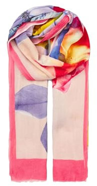 Becksöndergaard Schal Tuch Damen Fabiana Cowo Mehrfarbig (Multicolor) - Halstuch aus Baumwolle/Seide sommerliches Blumenmuster 100x200 cm - 24021612002-0018