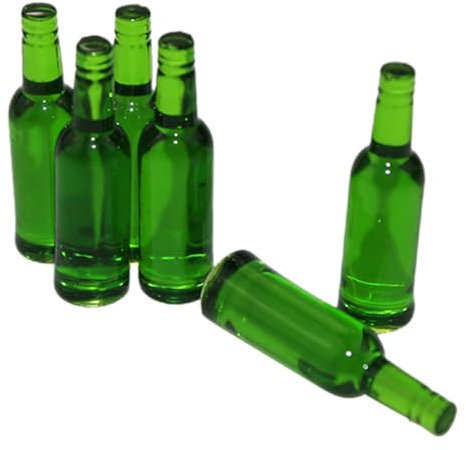 VICASKY Tiny House Bierflaschen Requisite Mini-Bierflaschen Modell Für Miniatur-Dekorationen