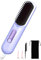 Cepillo Alisador pelo Inalámbrico, Portátil Peine Alisador de Cabello para Viajes, Mini Peine de Barba con Iones Negativos y 3 Niveles de Temperatura, Recarga USB, 5000mah, para Hombre Mujer, morado
