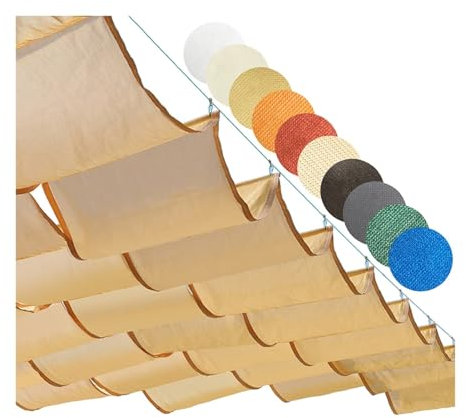 Vela ombreggiante retrattile personalizzata per pergola resistente patio tenda copertura kit per terrazza esterna e portico