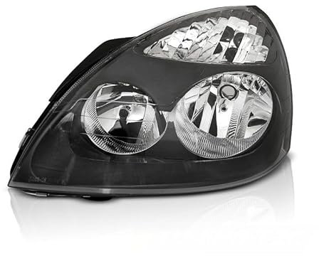 Scheinwerfer für Renault Clio II 06.01-09.05, linke Seite, Schwarz