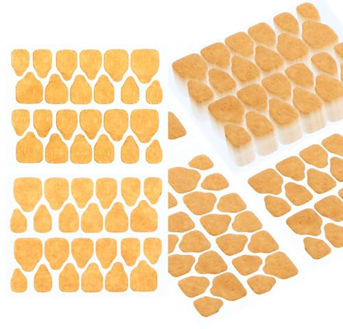 Qianyu 20 Blatt 480 Sttick Doppelseitiger Nagelkleber Aufkleber Transparent Pads Set Nagel Klebepads Doppelseitiges Fake Nails Tips Nagelkleber Kunstnägel Aufkleber für Nagelstudiozubehör Maniküre