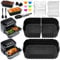 Accessoires Air Fryer pour Philips Airfryer Série 1000 7,1L - 3 Pcs Moule Silicone Air Fryer & Grille Accessoires Sur Mesure, Plat Réutilisable Accessoires pour Philips Airfryer Double Panier NA154/00