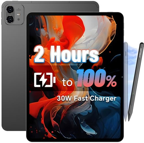 TECLAST Artpadpro, tablet Android 15, display da 12,8 pollici, 2176 x 1600, 20 GB+256 GB, Gemini AI, 10000 mAh+30 W, ricarica rapida, Helio G99 Octa-core Gaming Student Tablet, incl