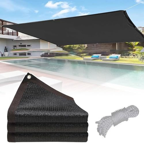 Tenda parasole rettangolare, 3 x 6 m, per serra, con occhielli e protezione UV, resistente, per piante, varie