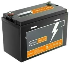 Batteria Di Grandi Dimensioni A Ciclo Profondo Compatibile Con La Batteria PowMr Lifepo4 Pacchi Batteria Da 12 V 24 V Batteria Al Litio Solare Ricaricabile BMS Grado A 6000+ Ciclo(300AH 12.8V)