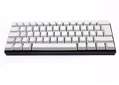 TuToy 62 Schlüssel Schwarz Weiß Leere Dicke Pbt Iso Keycaps Key Caps Für Mechanische Keyboad - Weiß