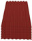 Onduline Easyline Dachplatte Wandplatte Bitumenwellplatten Wellplatte 6x0,76m² - rot