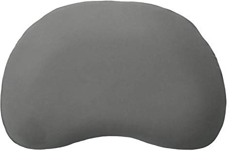 Edda Lux Bezug passend für Tempur Curve S und M Schlafkissen, 61 x 40 cm, formbeständiger Jersey Kissenbezug mit Reißverschluss, aus 100% Baumwolle, in Schiefer