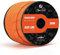 Abma Cord Paracord 620lbs 4mm 30M 100% Nylon Seil Typ 3 Schnur mit 9 Kern für Basteln, Camping, Survival, Outdoor - Max. 280kg - Reflektierende Orange