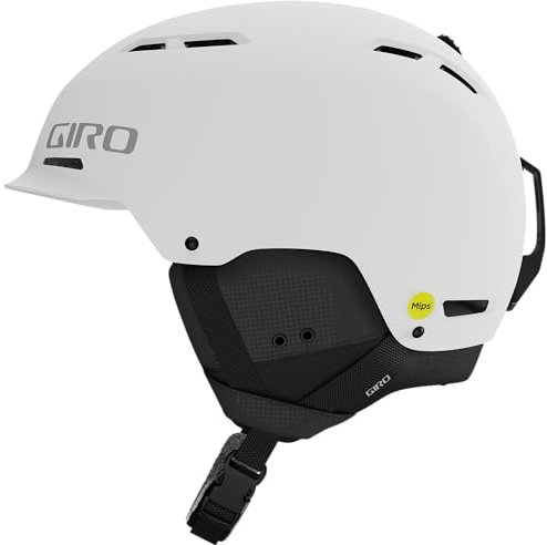 Giro - Trig MIPS Helme - Erwachsene Unisex - Schutzausrüstung, Fahrradhelm, Schneehelm, Schnee-Schutzhelm, Matt Weiß, M