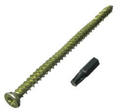 Lot de 240 vis à béton pour portes et fenêtres avec embouts Torx 7,5 mm 42 mm