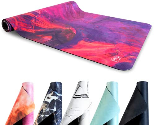 Casa Fit Premium Yogamatte - Rutschfeste Fitnessmatte für Yoga, Pilates und Gymnastik, Extra-dick und langlebig, Ideal für Zuhause und das Fitnessstudio, Umweltfreundliche Trainingsmatte