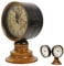 Nicoone Doppelseitige Tischuhr - Europäischer Stil Vintage Schreibtisch Uhr, Retro Nacht Mantel für Schlafzimmer, Büro, Esszimmer, Bar