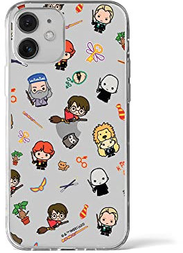 ERT GROUP mobile phone case for Iphone 12 Mini original and officially Licensed Harry Potter pattern 026 optimally adapted to the shape of the mobile phone, partially transparent