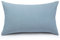 ATsense 2er Set Kissenbezug 40x80 cm - 100% Gewaschene Baumwolle, Hellblau Kopfkissenbezug mit Reißverschluss, Oeko-TEX Zertifiziert Weich, Nicht Lleicht Verformbar