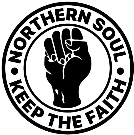 Northern Soul Keep The Faith Self-Adhesive Vinyl Sticker Decal Window Laptop