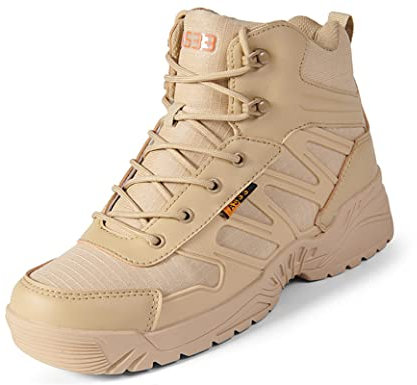 IYVW AS33 705 Stiefel Einsatzstiefel Trekking-Schuh Wanderschuh Bergschuh Outdoorschuh Größe Verschleißfest Wüstengelb 43EU