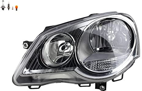 Johns, Scheinwerfer passend für VW Polo 02 9N 04/05-01/12 links + Leuchtmittel