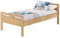 Erst-Holz Massivholzbett Überlänge Seniorenbett Buche 90x220 Einzelbett hohes Bett V-60.74-09-220, Ausstattung:ohne Zubehör