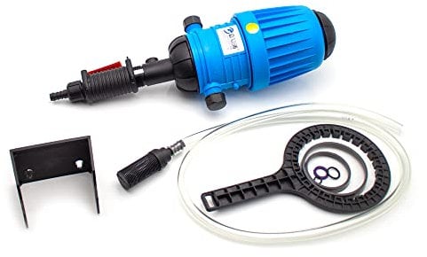 LeTkingok 20-2500L/H Automatic Fertilizer Injector, Dispenser Proportioner Dilution Pump Fertilization Pump Ratio 0.4%-4% 1 Inch 0.2-3Bar