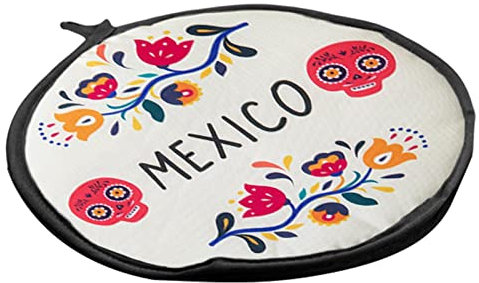 Caneem Tortilla Warmer Pouch - 12 Inch Heat Container for Tortilla,Mexican Food Warming Trays, Food Warmer Holder, Roti Holder, Insulated and Microwaveable