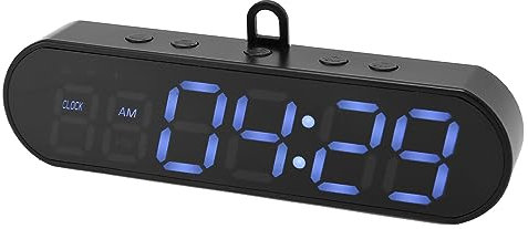 Minuteur de Gym, Minuteur D'intervalle Portable avec Sonnerie, Horloge de Remise en Forme, Compte à Rebours, Chronomètre, Réveil pour la Maison, la Salle de Sport, Le Garage