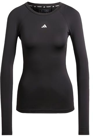adidas Women's Techfit Longsleeve Training Top, Black, XXS
