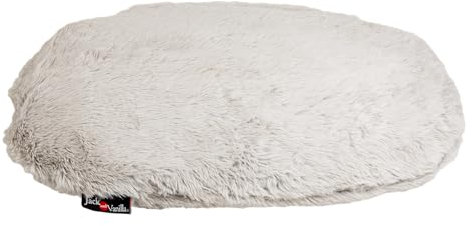 JACK AND VANILLA, Ovales Hundekissen, Muschelmodell, beige, XL, 90 x 60 cm