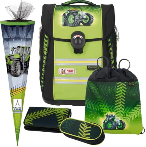 Generisch Traktor Greentrac ERGO Primero McLight Schulranzen-Set