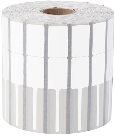 Labelident Juwelieretiketten | Schmucketiketten 85 x 15 mm | 2.500 Preisetiketten auf Rolle | Thermodirekt Folienetiketten stark selbstklebend kompatibel mit Zebra Druckern